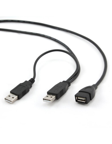 CABLE USB2 DUAL EXTENSION AMAF/0.9M CCP-USB22-AMAF-3 GEMBIRD