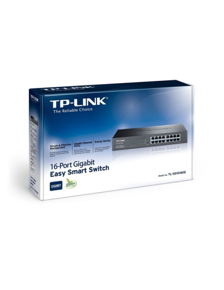 Switch, TP-LINK, 16x10Base-T / 100Base-TX / 1000Base-T, TL-SG1016DE