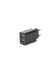 CHARGER USB UNIVERSAL BLACK/2PORT EG-U2C2A-03-BK GEMBIRD