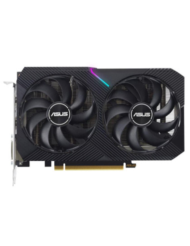 Graphics Card, ASUS, NVIDIA GeForce RTX 3050, 8 GB, GDDR6, 128 bit, PCIE 4.0 16x, Dual Slot Fansink, 1xDVI-D, 1xHDMI, 1xDisplay