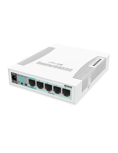 Switch, MIKROTIK, CSS106-5G-1S, Desktop/pedestal, 5x10Base-T / 100Base-TX / 1000Base-T, 1xSFP, CSS106-5G-1S