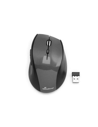 MOUSE USB OPTICAL WRL 5-BUTTON/BLACK MROS207 MEDIARANGE