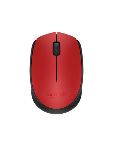 MOUSE USB OPTICAL WRL M171/RED 910-004641 LOGITECH