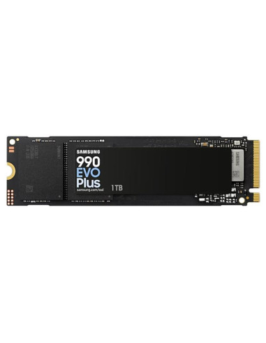 SSD, SAMSUNG, 990 EVO Plus, 1TB, M.2, PCIe Gen5, NVMe, TLC, Write speed 6300 MBytes/sec, Read speed 7150 MBytes/sec, 2.38mm, TB