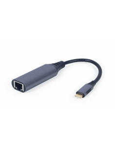 I/O ADAPTER USB-C TO LAN/GREY A-USB3C-LAN-01 GEMBIRD