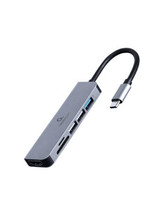 I/O ADAPTER USB-C TO HDMI/USB3/6IN1 A-CM-COMBO6-02 GEMBIRD