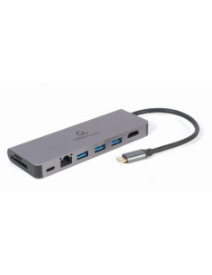 I/O ADAPTER USB-C TO HDMI/USB3/5IN1 A-CM-COMBO5-05 GEMBIRD