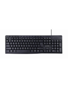 KEYBOARD MULTIMEDIA USB ENG/BLACK KB-UM-107 GEMBIRD