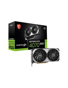 Graphics Card, MSI, NVIDIA GeForce RTX 4070 SUPER, 12 GB, GDDR6X, 192 bit, PCIE 4.0 16x, 1xHDMI, 3xDisplayPort, RTX4070SUP12GVE