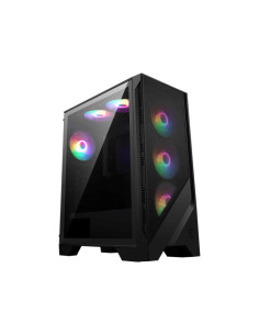 Case, MSI, MAG FORGE 120A AIRFLOW, MidiTower, Not included, ATX, MicroATX, MiniITX, Colour Black, MAGFORGE120AAIRFLOW