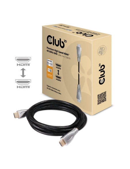 CABLE HDMI 3M/PREMIUM CAC-1310 CLUB3D CABLE HDMI 3M/PREMIUM CAC-1310 CLUB3D