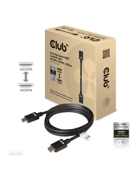 CABLE HDMI TO HDMI 3M/M/M CAC-1373 CLUB3D CABLE HDMI TO HDMI 3M/M/M CAC-1373 CLUB3D