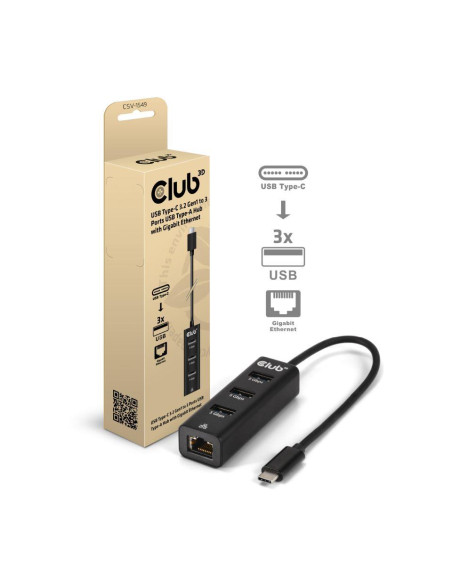 I/O HUB USB-C 3PORT/CSV-1549 CLUB3D I/O HUB USB-C 3PORT/CSV-1549 CLUB3D